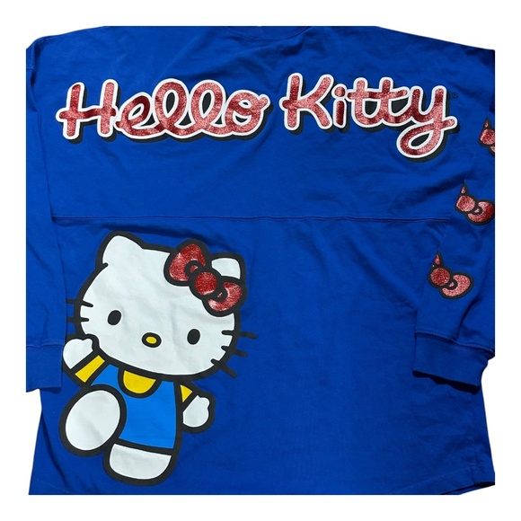 Universal Studios Royal Blue Hello Kitty Spirit Jersey L - Picture 2 of 6